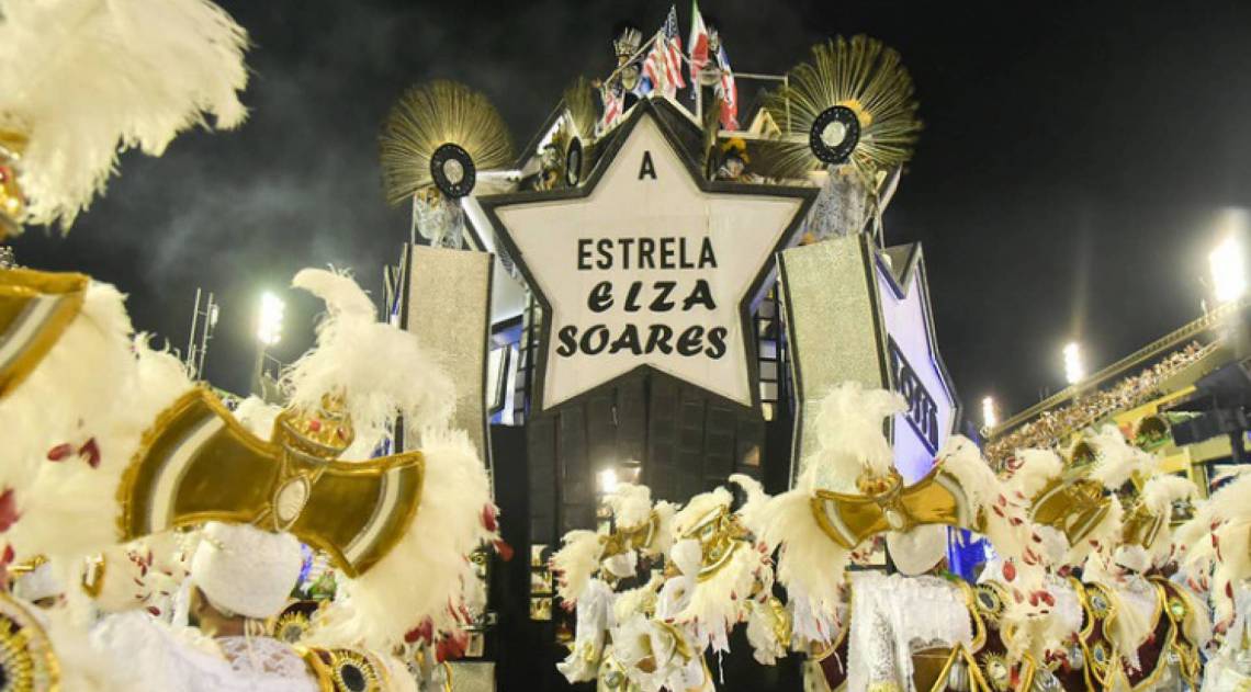 Mocidade foi a penúltima escola a desfilar nesta segunda-feira