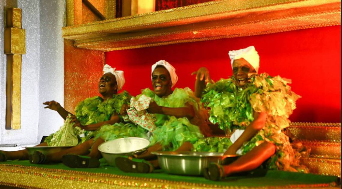 Mocidade foi a penúltima escola a desfilar nesta segunda-feira