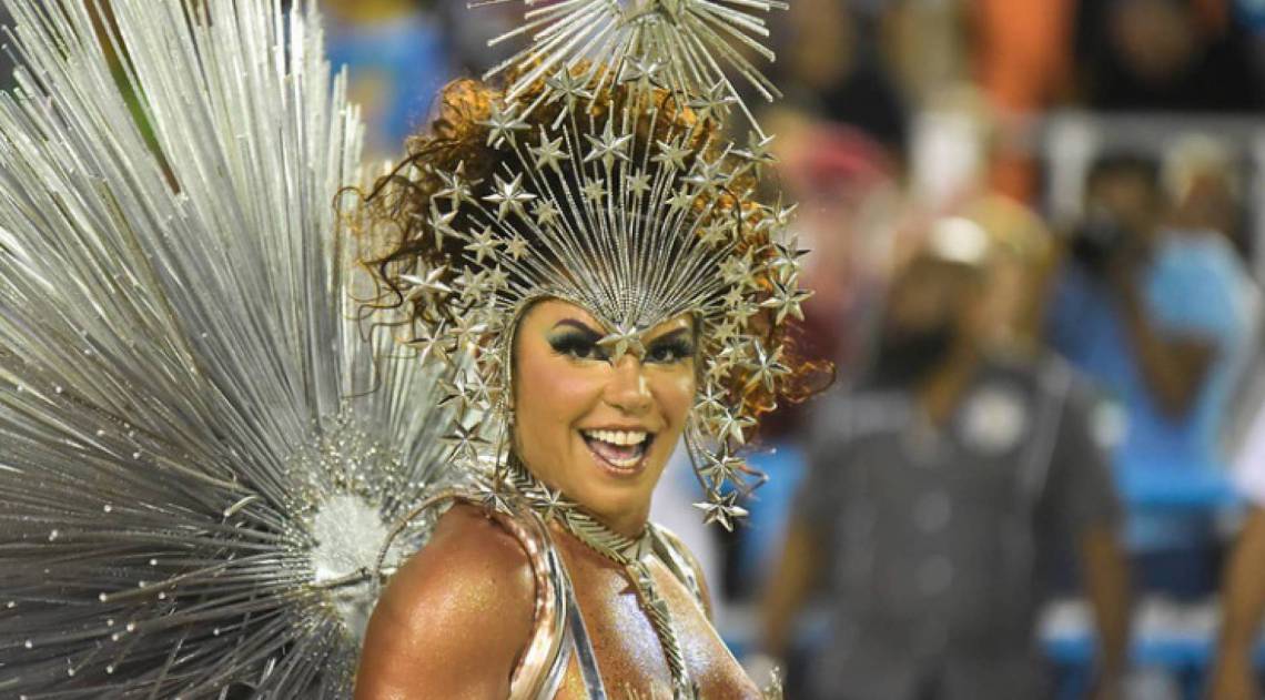 Mocidade foi a penúltima escola a desfilar nesta segunda-feira