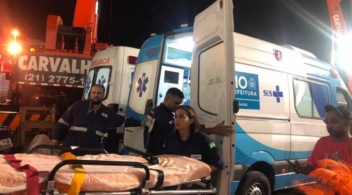 Durantes os dias de desfile 62 pessoas precisaram ser transferidas para hospitais - Divulgação/Prefeitura
