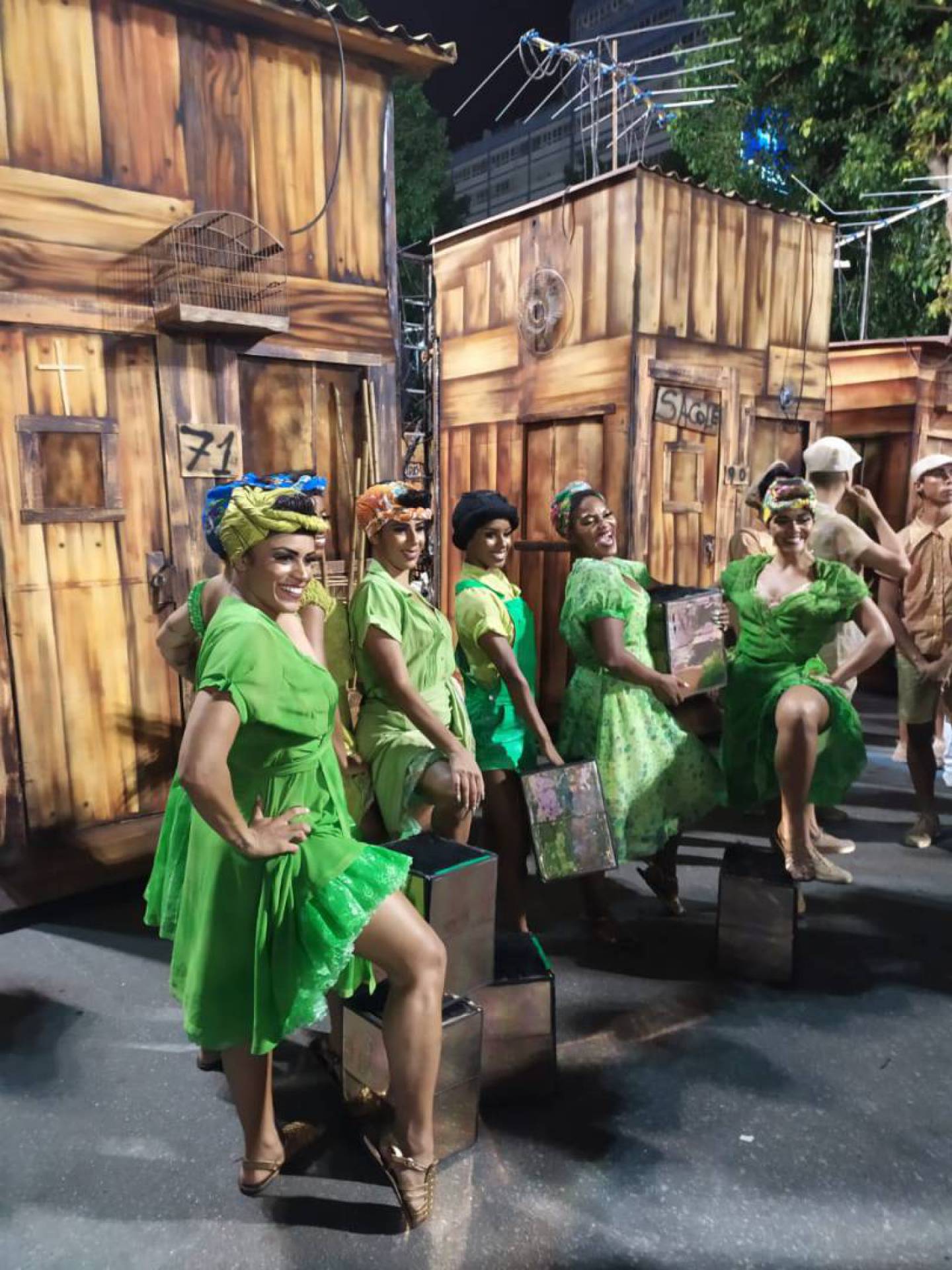 Tripé na Mocidade Independente de Padre Miguel - Adriano Araújo / Agência O Dia