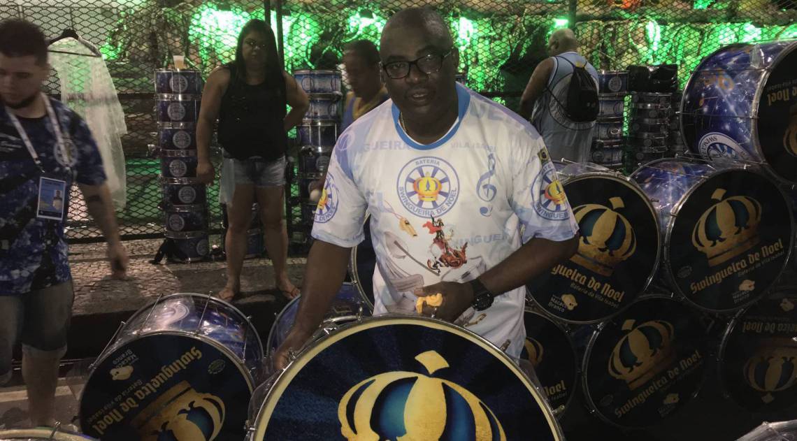 O segurança Márcio da Silva, ou melhor Márcio Dentinho