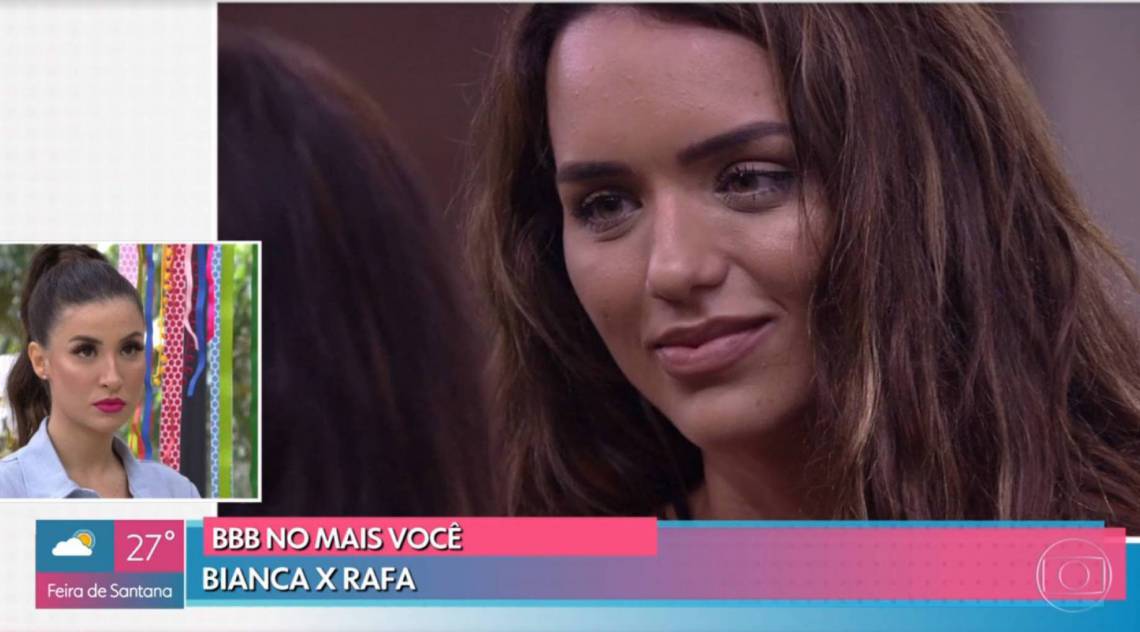 Bianca revê cena de briga com Rafa Kalimann 