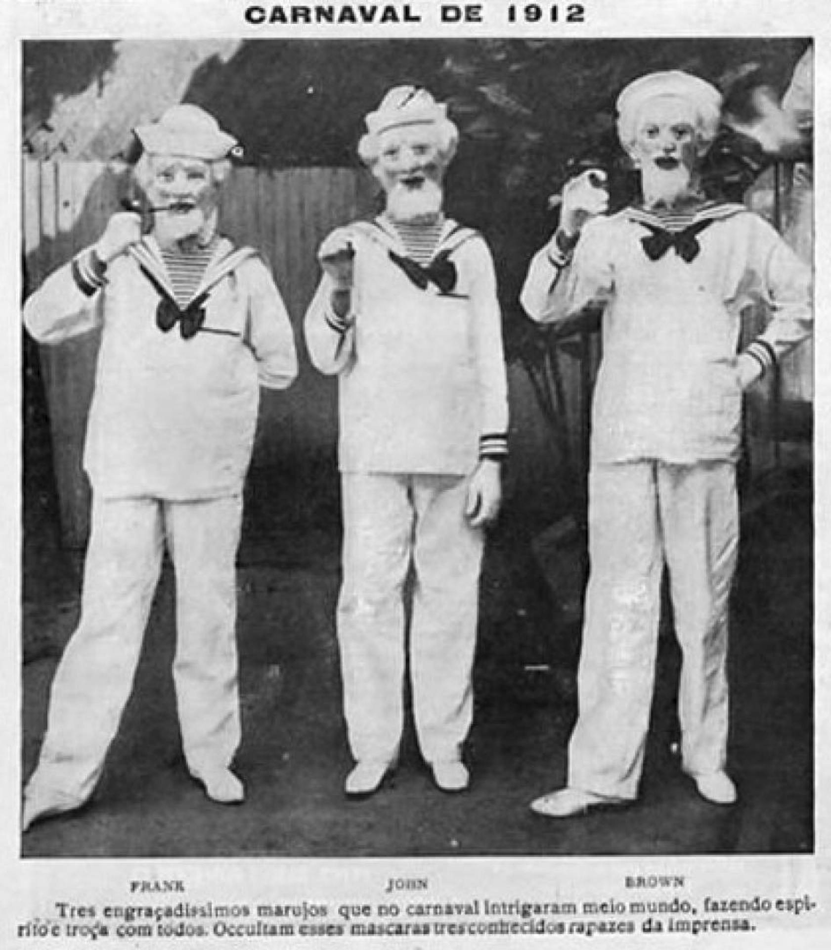 Por causa da morte de Barão do Rio Branco, foliões pularam dois Carnavais em 1912 - Reprodução O Malho/ Biblioteca Nacional