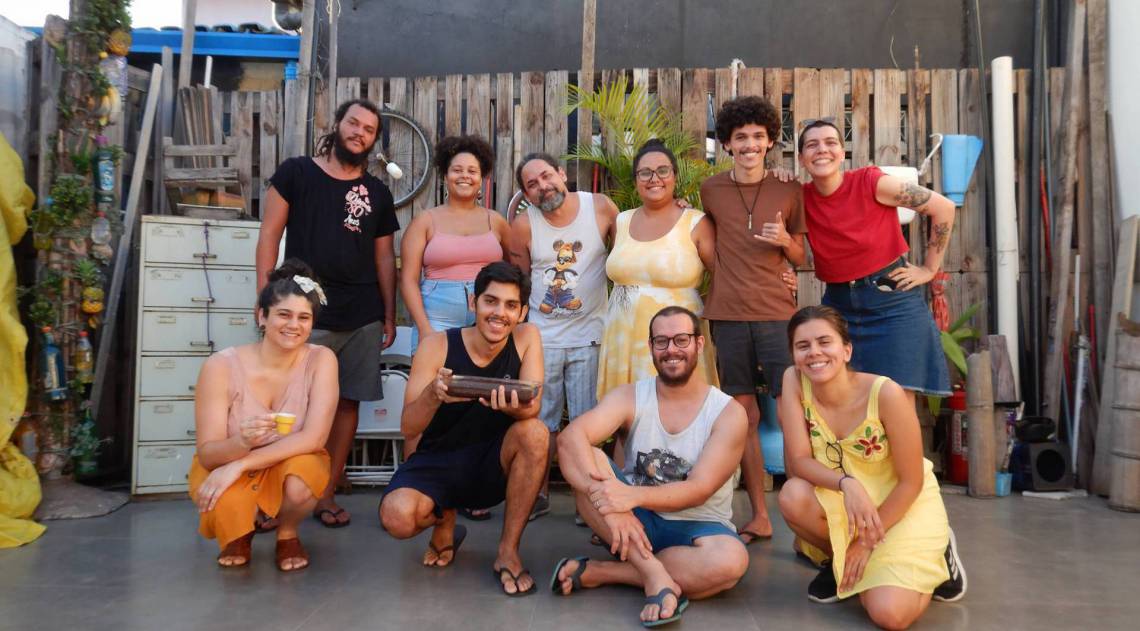 Equipe que está produzindo o filme