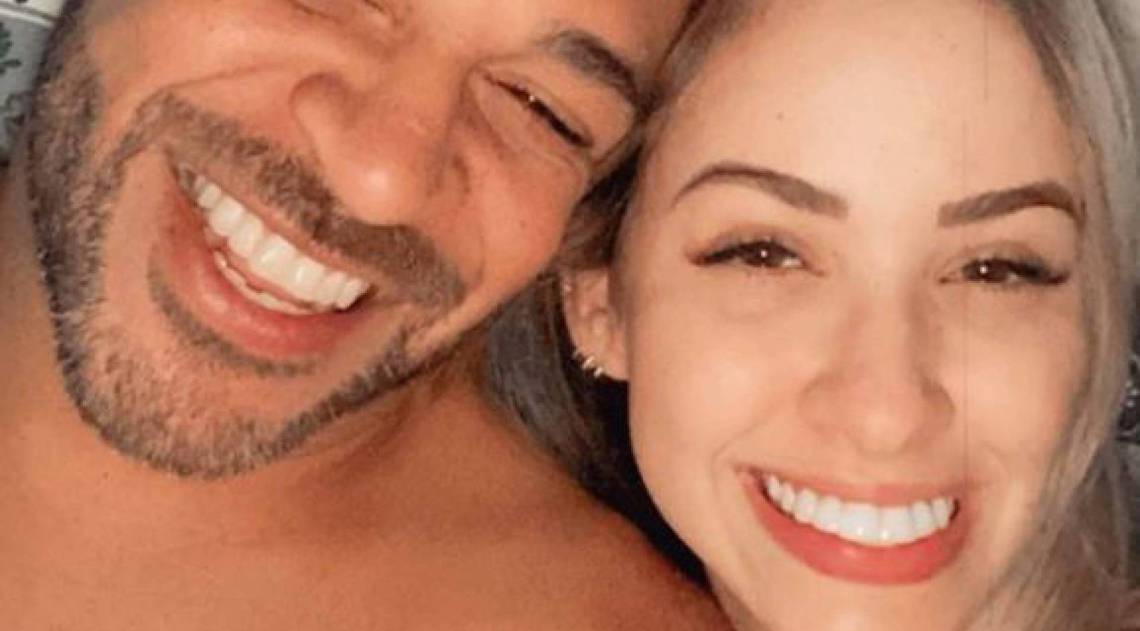 Adriano Imperador e a namorada, Victoria Moreira 