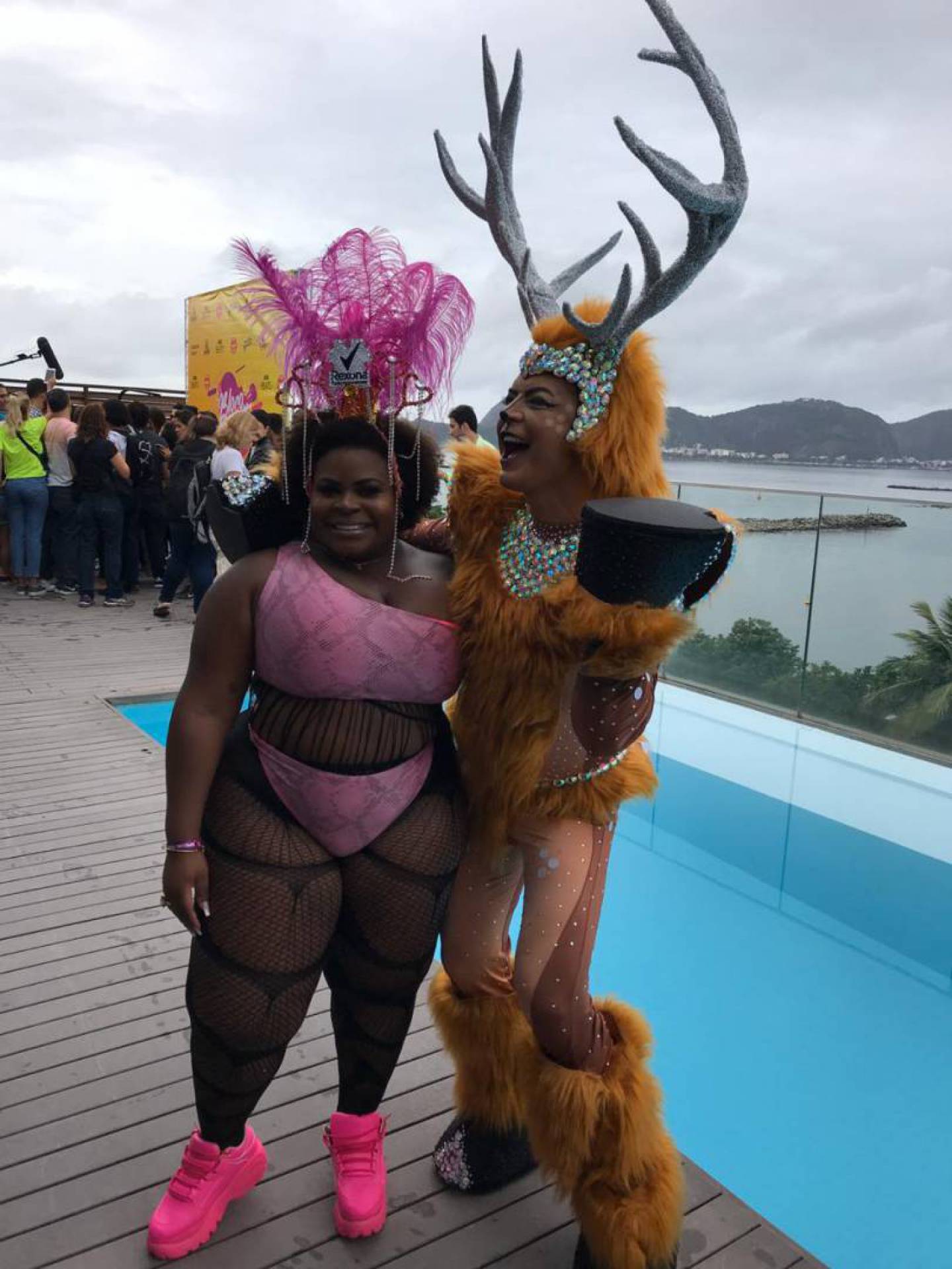 Jojo Toddynho e David do Brasil se preparam para o bloco da Anitta - Ricardo Cassiano/Agência O Dia