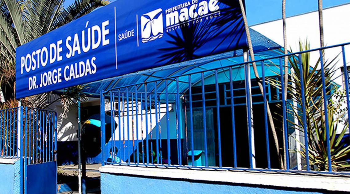  O Centro de Saúde Dr. Jorge Caldas, fica localizado na Rua Tenente Coronel Amado, 225, Centro - Maurício Porão/Secom Macaé