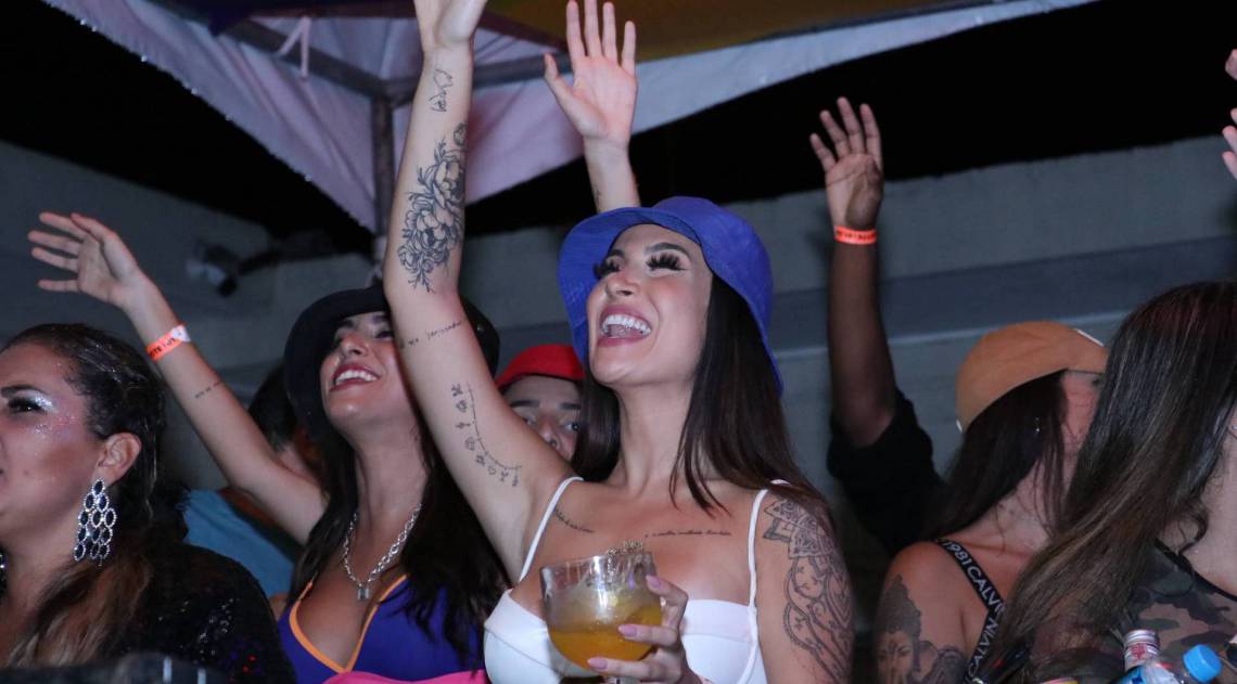 Bianca Andrade se diverte em show de Ludmilla