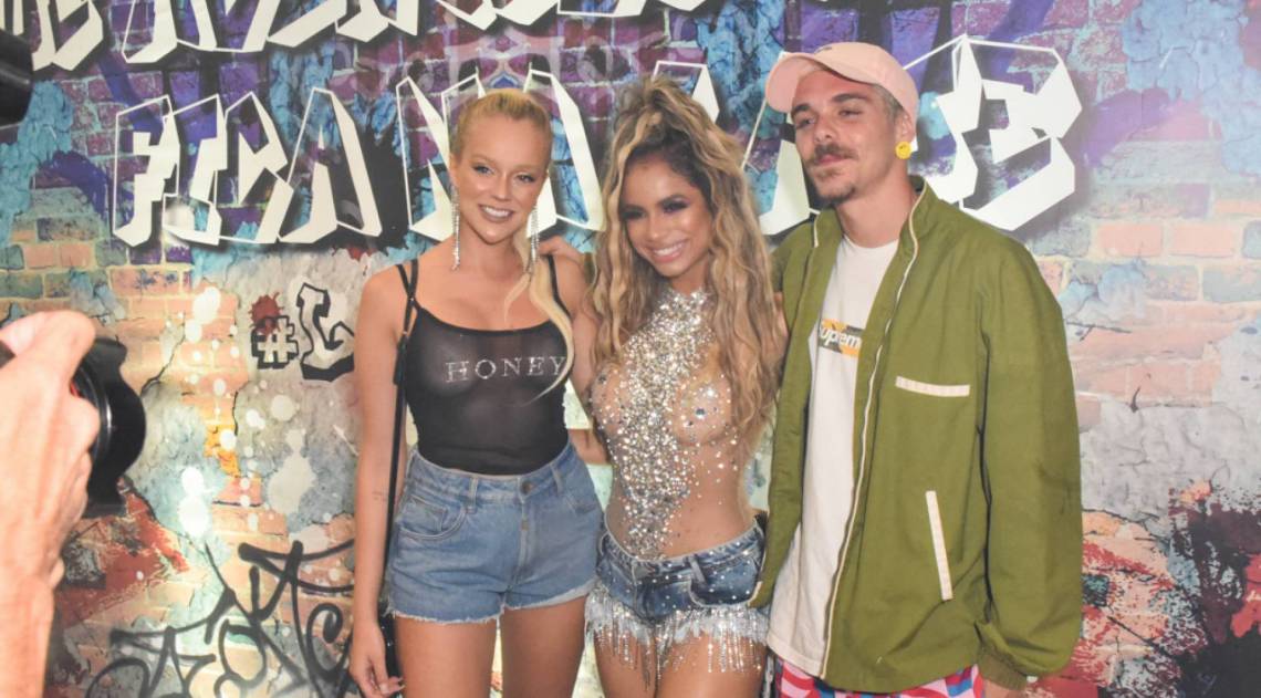 Gabi Lopes, Lexa e o skatista Felipe Foguinho