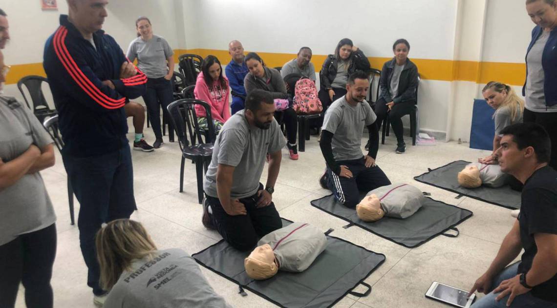 Professores de Educação Física participaram de capacitação, nesta segunda, dia 02 - Divulgação