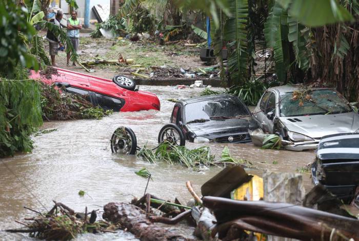 Rio,02/03/2020-REALENGO,Chuva destroe bairro em Realengo ,na foto. .Foto: Cleber Mendes/Agência O Dia