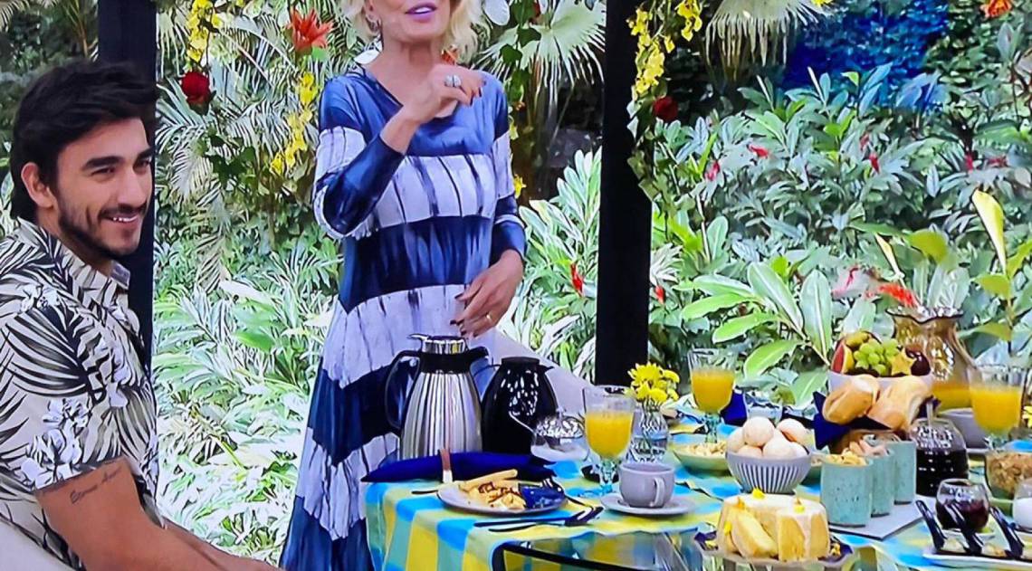 Ana Maria Braga recebe Guilherme no 'Mais Você'