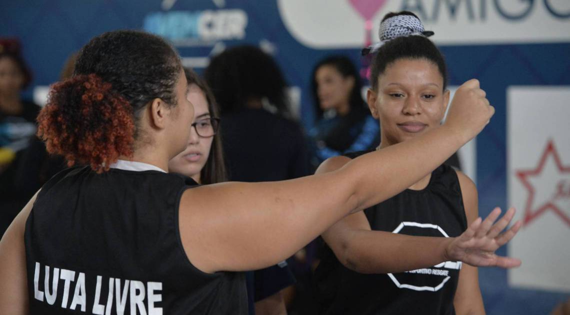 04.02.2020 - Rio de Janeiro - RJ - Projeto Vencer em São João de Meriti traz empoderamento feminino com artes marciais baixada fluminense