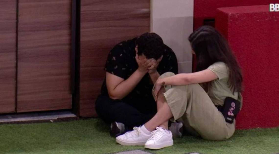 Victor Hugo chora com a eliminação de Guilherme - Reprodução