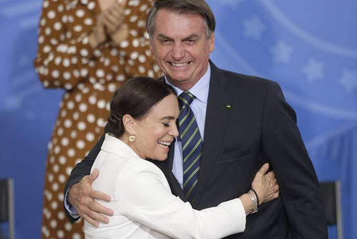 Posse de Regina Duarte - Dida Sampaio/Estadão Conteúdo