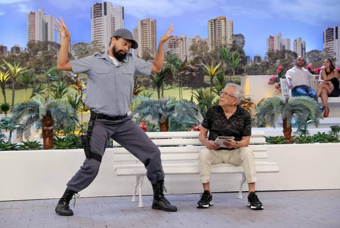 Pierre Bittencourt (Guarda Belo) e Carlos Alberto de Nóbrega - FOTO_LOURIVAL_RIBEIRO_SBT