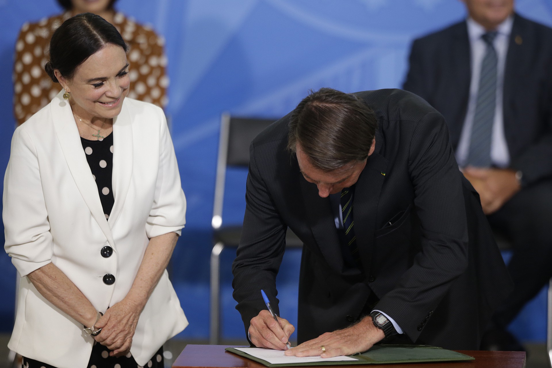 Posse de Regina Duarte - Dida Sampaio/Estadão Conteúdo