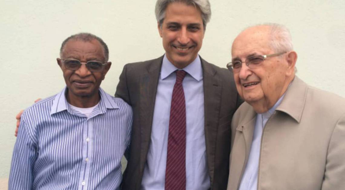 José Zumba, Alessandro Molon e Dom Mauro Morelli.