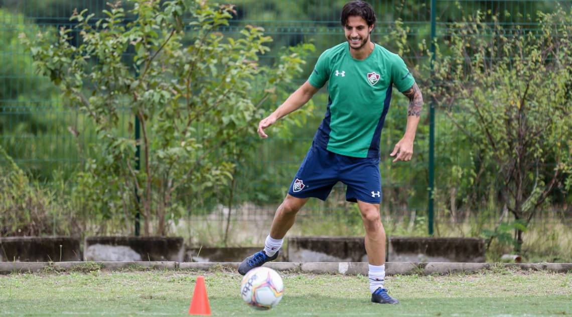 Rio de Janeiro - 29/02/2020 - CT Carlos Castilho..Fluminense treina esta manhã no Ct Carlos Castilho..FOTO: LUCAS MERÇON / FLUMINENSE F.C.. ...IMPORTANTE: Imagem destinada a uso institucional e divulgação, seu .uso comercial está vetado incondicionalmente por seu autor e o .Fluminense Football Club.É obrigatório mencionar o nome do autor ou .usar a imagem....IMPORTANT: Image intended for institutional use and distribution. .Commercial use is prohibited unconditionally by its author and .Fluminense Football Club. It is mandatory to mention the name of the .author or use the image....IMPORTANTE: Imágen para uso solamente institucional y distribuición. El .uso comercial es prohibido por su autor y por el Fluminense Football .Club. És mandatório mencionar el nombre del autor ao usar el imágen.