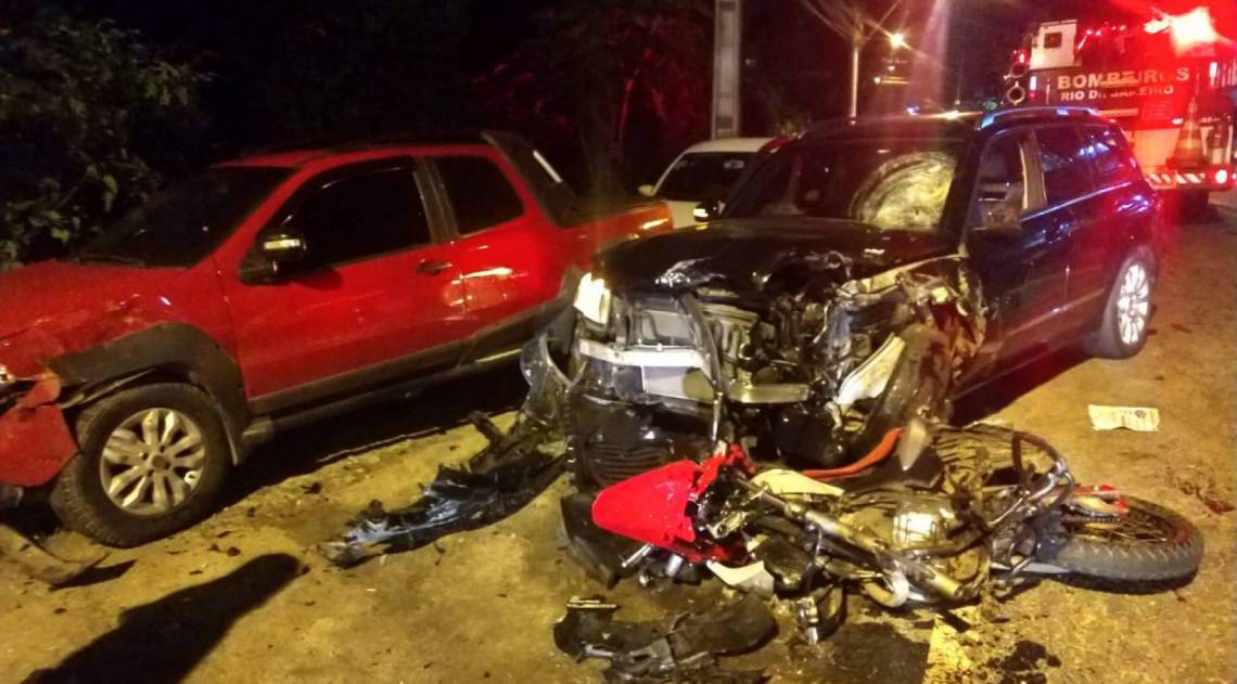 O motociclista chegou a ser socorrido no local e encaminhado ao Hospital Santa Teresa, mas não resistiu aos ferimentos - Divulgação/15º GBM