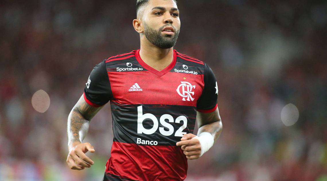 2020-03-07 - FLAMENGO X BOTAFOGO - 2A RODADA da Taca Rio no Maracana. Na foto Gabigol comemorando seu gol. Foto: Daniel Castelo Branco / Agencia O Dia