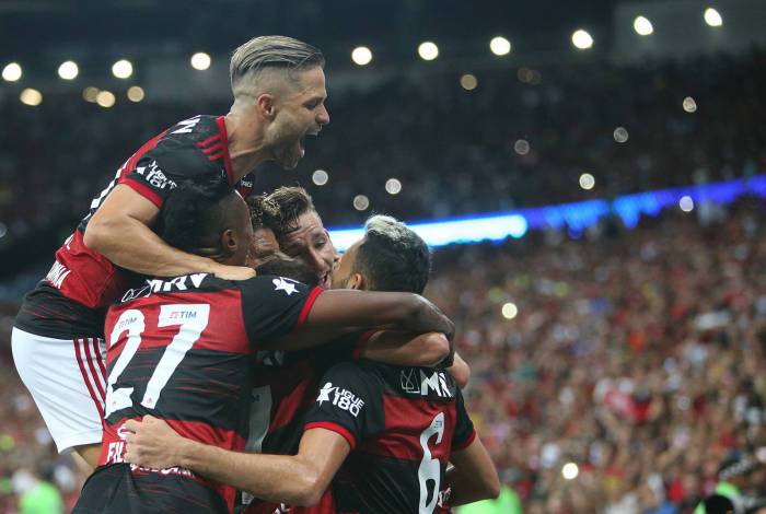 07/03/2020 - FLAMENGO X BOTAFOGO - 2A RODADA da Taca Rio no Maracana. Na foto Gabigol comemorando seu gol. Foto: Daniel Castelo Branco / Agencia O Dia