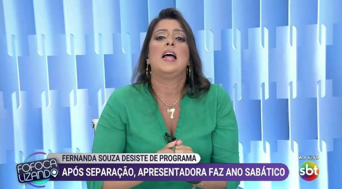 Fábia no 'Fofocalizando' - Reprodução