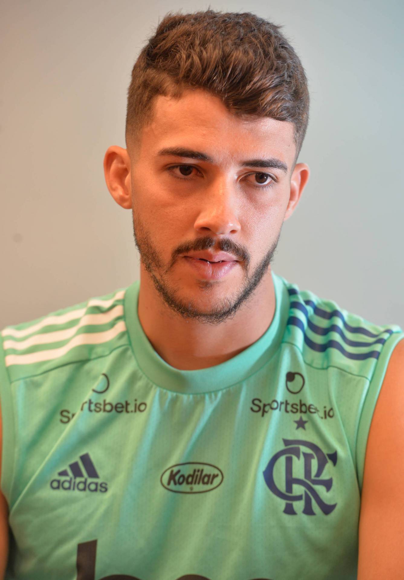 09/03/2020 - Rio de Janeiro - RJ - Entrevista com o zagueiro do Flamengo Gustavo Henrique no ninho do Urubu em vargem grande ,zona oeste do Rio , Foto :Fábio Costa /Agencia O Dia