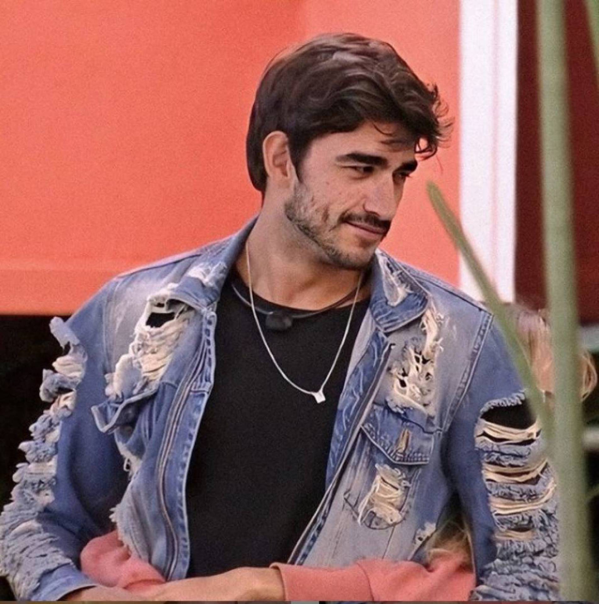 Guilherme com o seu escapulário