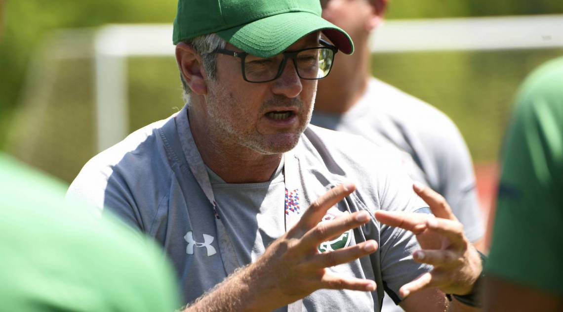 Odair no treino do Fluminense - Mailson Santana/Fluminense FC