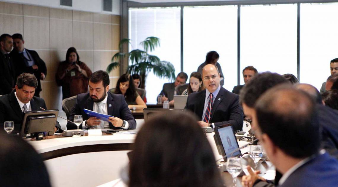 Gabinete de crise do governo do estado - Divulgação / Governo do estado