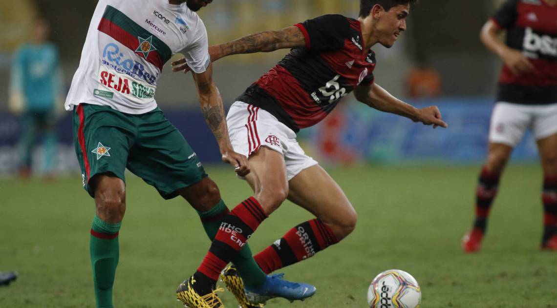 Rio de Janeiro - RJ  - 14/03/2020 - Futebol - Campeonato Carioca 2020 - Partida valida pela 3 rodada da Taça Rio - Flamengo x Portuguesa  - Estadio Maracana, Maracana, zona norte do Rio -  Foto Reginaldo Pimenta / Agencia O Dia - Reginaldo Pimenta / Agencia O Dia