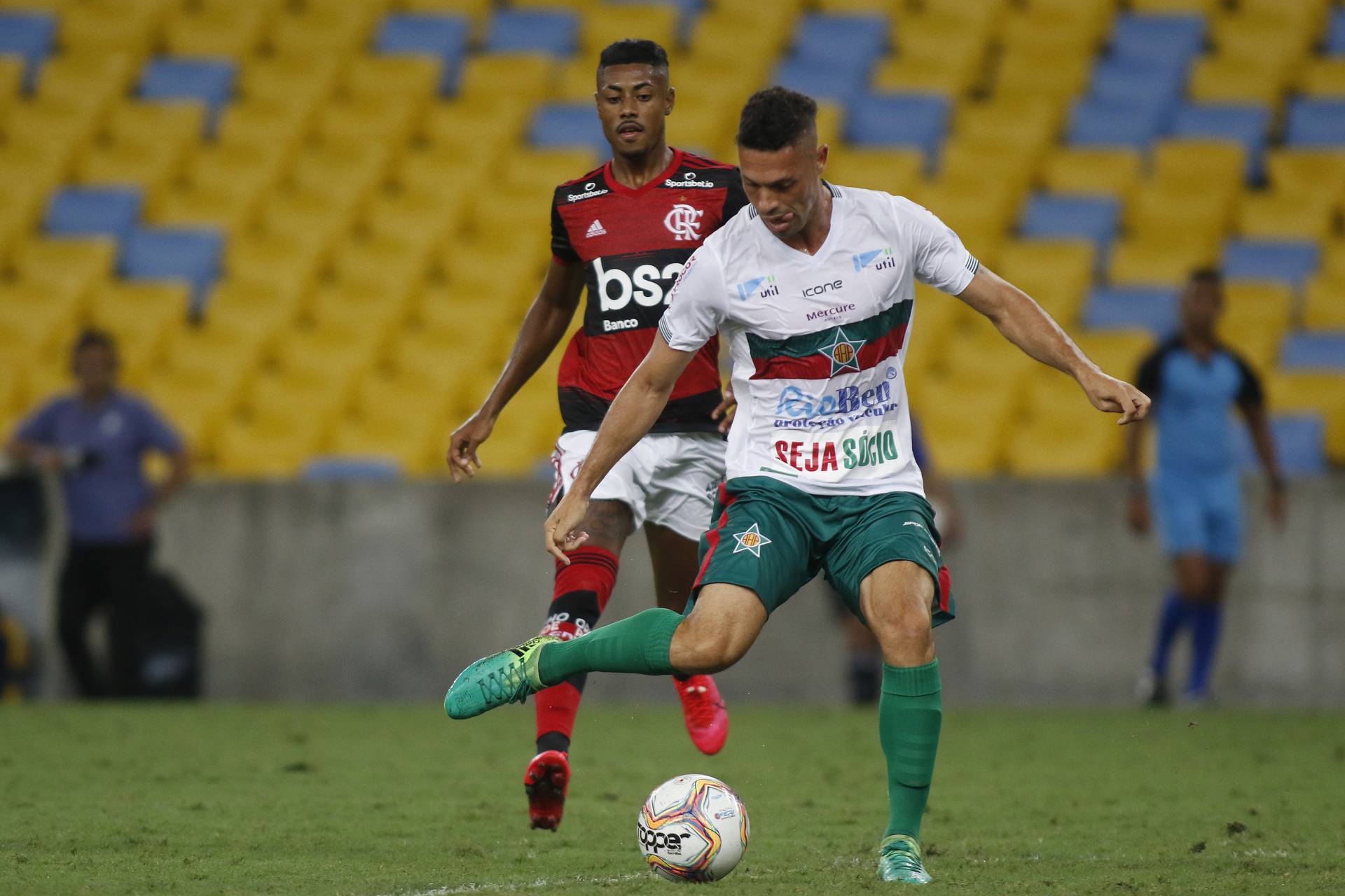Rio de Janeiro - RJ  - 14/03/2020 - Futebol - Campeonato Carioca 2020 - Partida valida pela 3 rodada da Taça Rio - Flamengo x Portuguesa  - Estadio Maracana, Maracana, zona norte do Rio -  Foto Reginaldo Pimenta / Agencia O Dia - Reginaldo Pimenta / Agencia O Dia