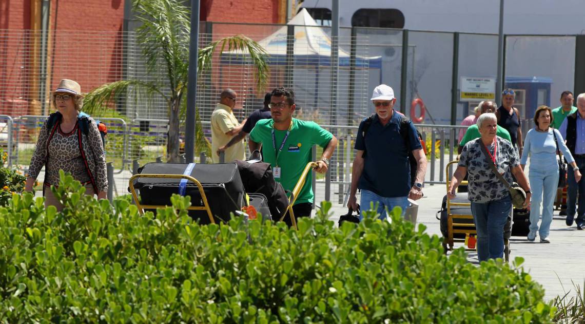 Transatl&acirc;nticos foram esvaziados no Porto do Rio por motivo de preven&ccedil;&atilde;o contra o coronav&iacute;rus - Estefan Radovicz