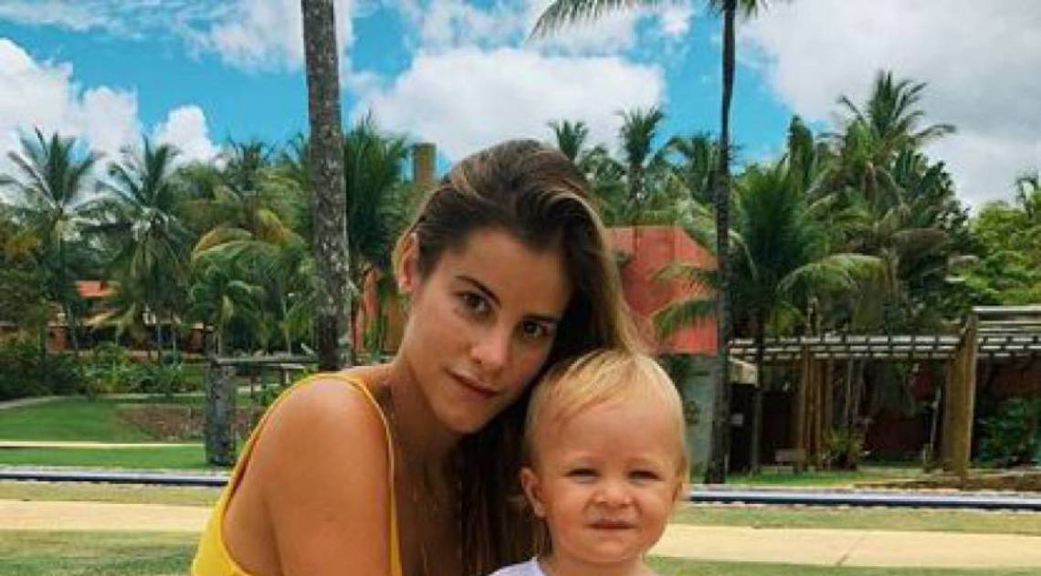 A influenciadora Shantal Verdelho e o filho Filippo