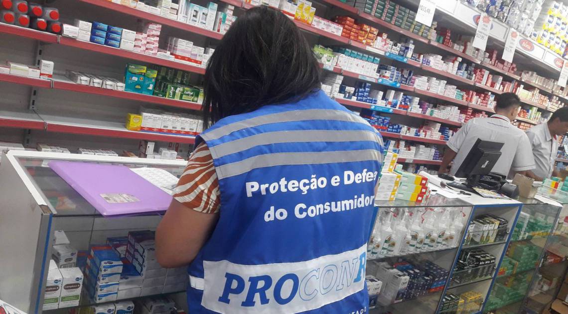 Procon-RJ encontrou pre&ccedil;os abusivos em produtos relacionados ao combate do coronav&iacute;rus - Procon RJ / Divulga&ccedil;&atilde;o