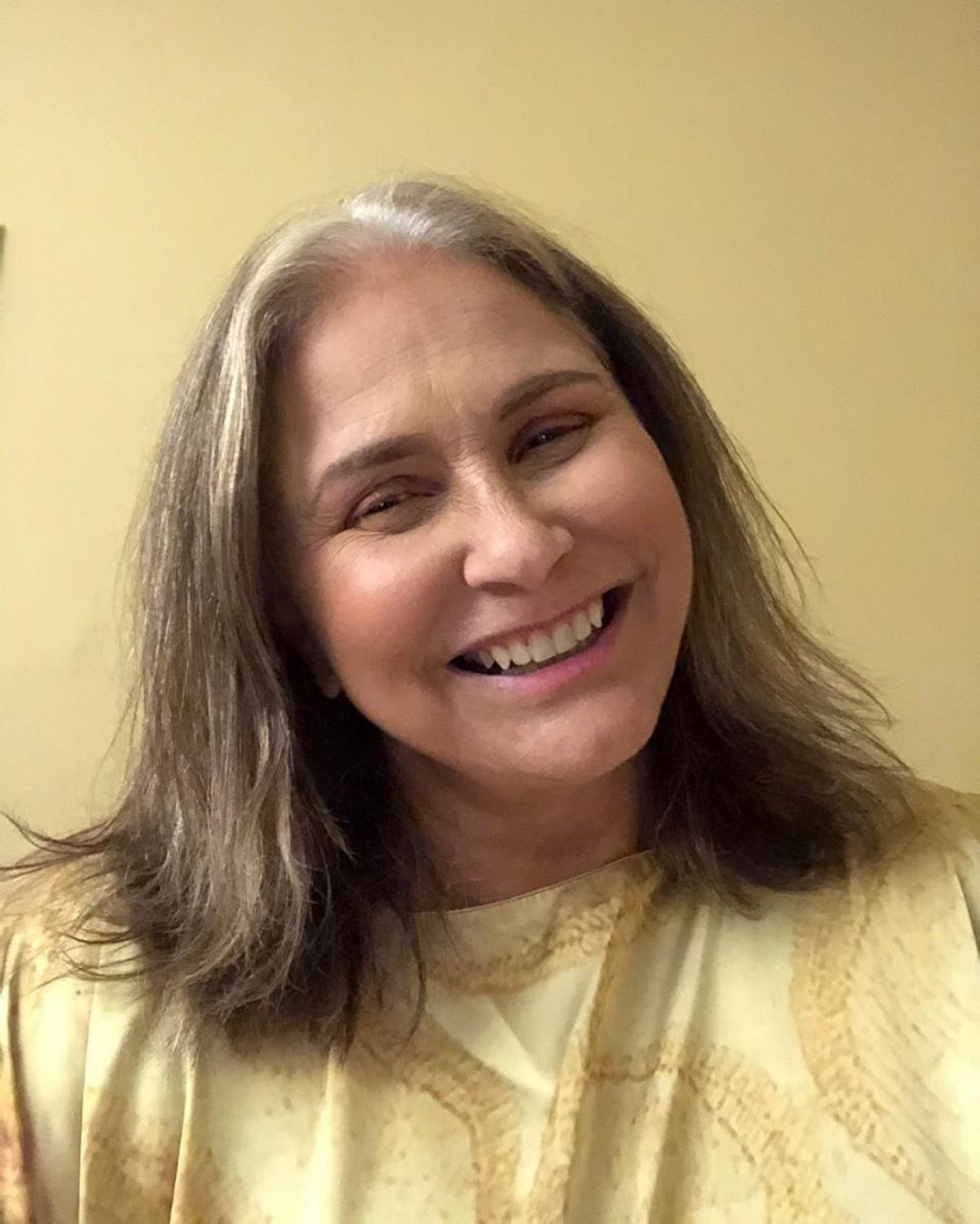 Fafá de Belém assume os cabelos brancos - Reprodução Internet