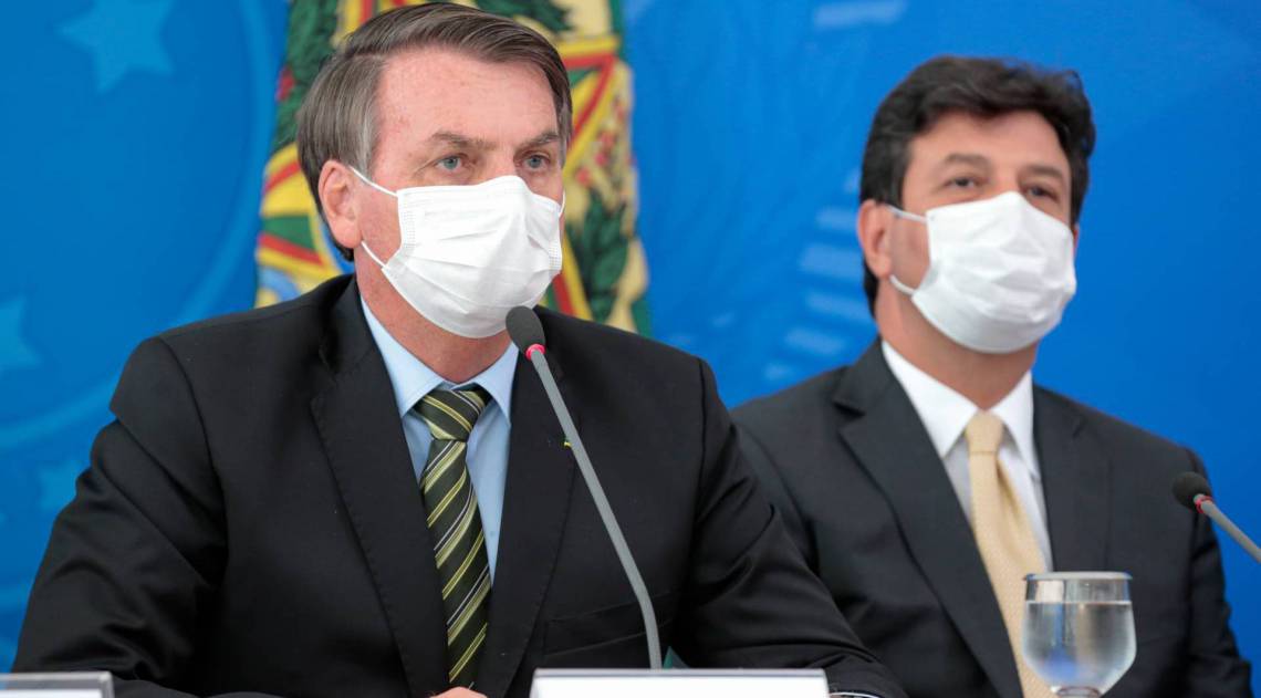 Coletiva de imprensa de Jair Bolsonaro  - Carolina Antunes