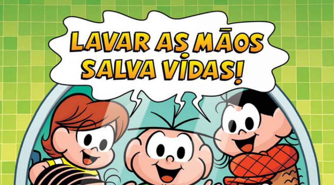 Campanha da Turma da M&ocirc;nica contra o coronav&iacute;rus