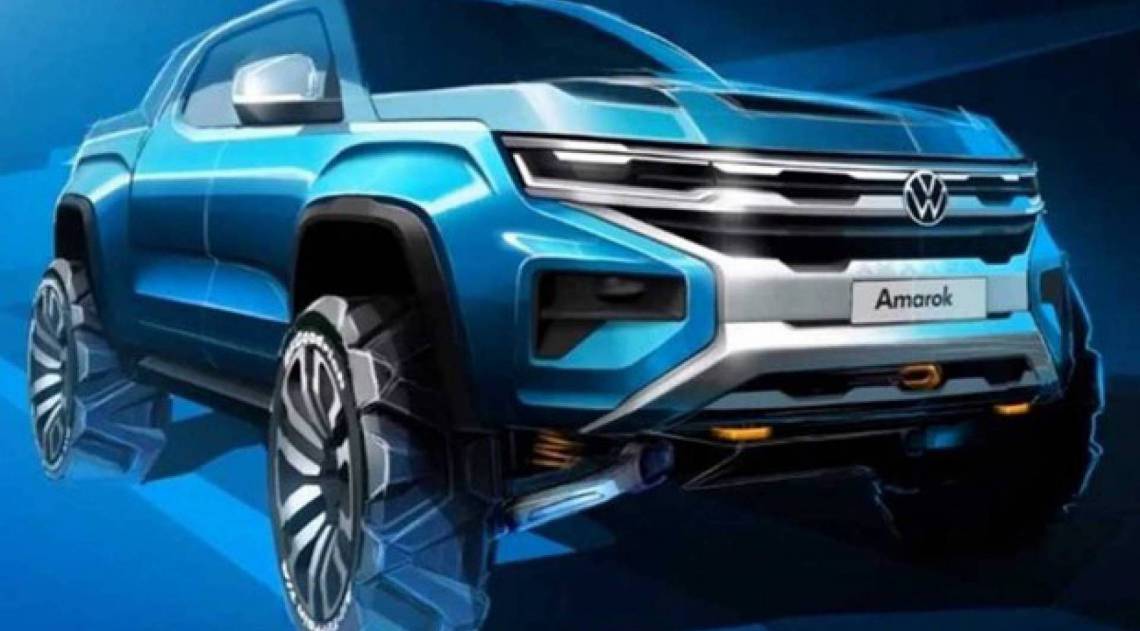 Arte conceitual da nova Amarok - Reprodução