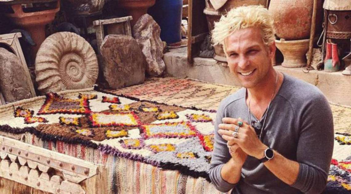 O ator Igor Rickli em mercado no Marrocos  - reprodução Instagram 