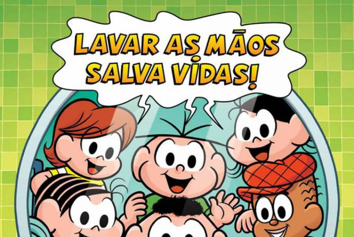Campanha da Turma da Mônica contra o coronavírus - Twitter Turma da Mônica