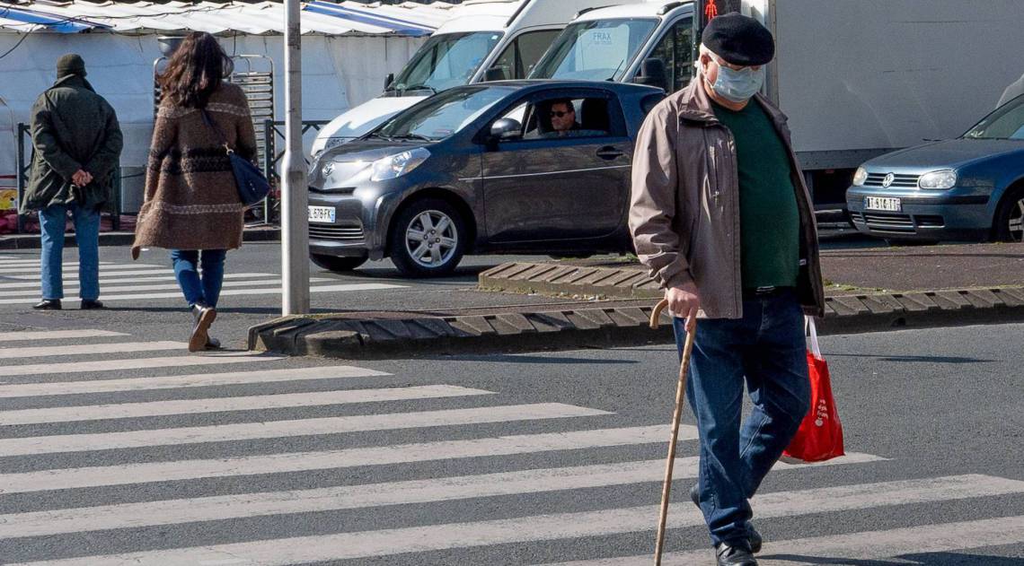 Uso de m&aacute;scara ser&aacute; obrigat&oacute;rio em Paris. Foto de arquivo - Eric Brumme /Parceiro/Ag&ecirc;ncia O Dia