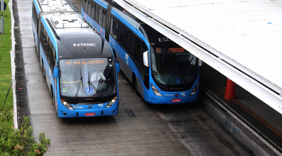 A fim de auxiliar no combate &agrave; propaga&ccedil;&atilde;o da Covid-19, o BRT Rio far&aacute; mudan&ccedil;as em algumas linhas - Cl&eacute;ber Mendes/ Ag&ecirc;ncia O DIA