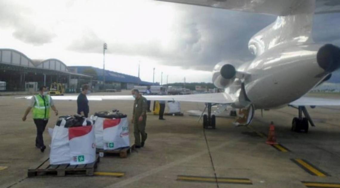 Brasil enviou mÃ¡scaras e ventiladores pulmonares Ã  ItÃ¡lia
 - Twitter/Luigi Di Maio