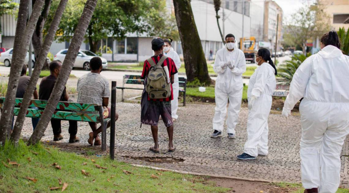 Estrutura será montada no Colégio Getúlio Vargas para garantir a segurança das pessoas em situação de rua - Divulgação