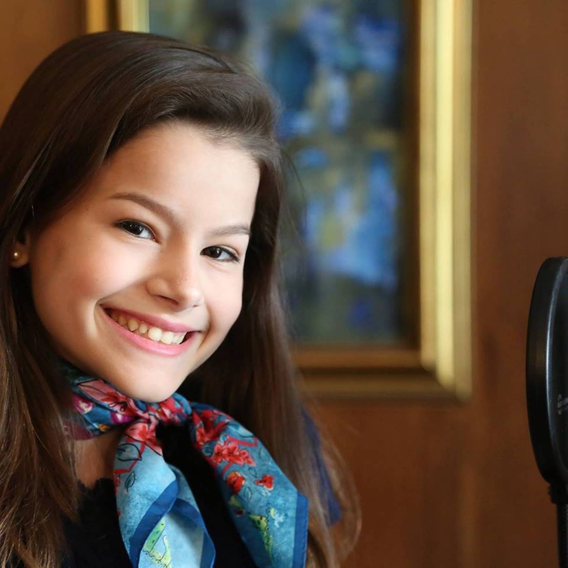 Giulia Levita participou do 'The Voice Kids' - Paco Levita/Divulga&ccedil;&atilde;o