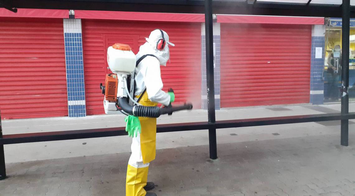 O produto também foi usado na cidade de Wuhan, local onde apareceram os primeiros casos de Covid-19 - Caio Garin