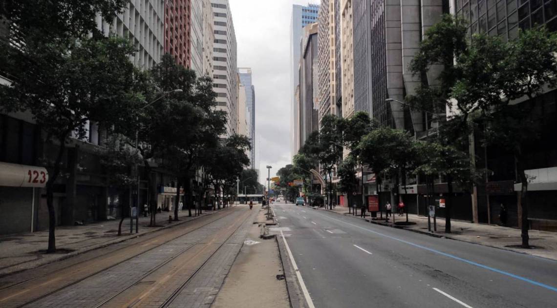 Comércio do Centro do Rio totalmente fechado